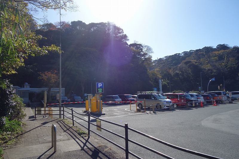 観音崎公園の駐車場混雑状況