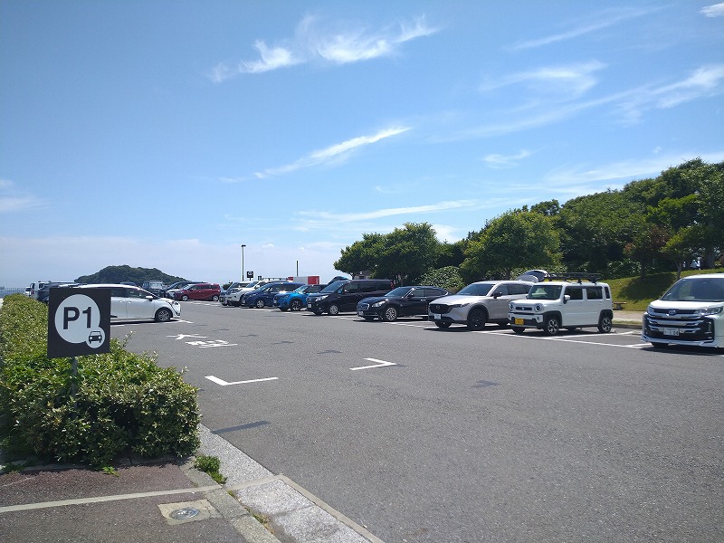 うみかぜ公園の駐車場混雑状況