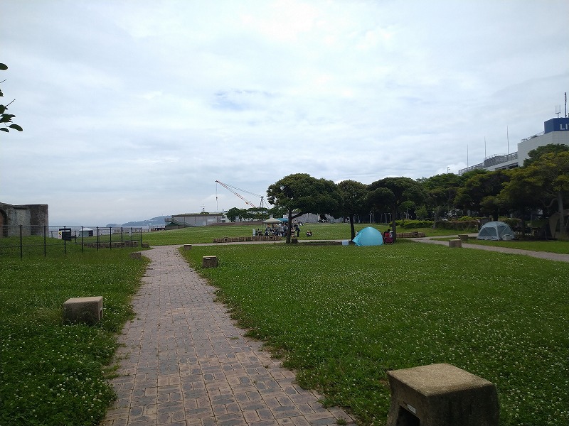 うみかぜ公園のBBQ混雑状況