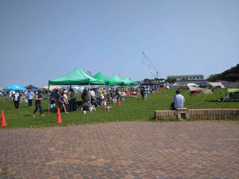 うみかぜ公園のBBQ混雑状況