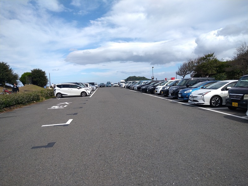 うみかぜ公園の駐車場混雑状況