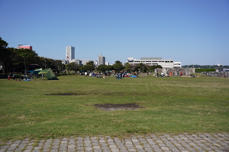 うみかぜ公園のBBQ混雑状況