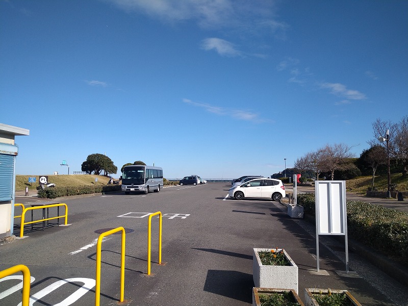 うみかぜ公園の駐車場混雑状況