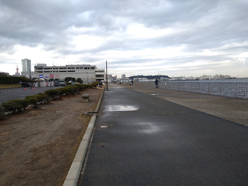 うみかぜ公園の釣り混雑状況