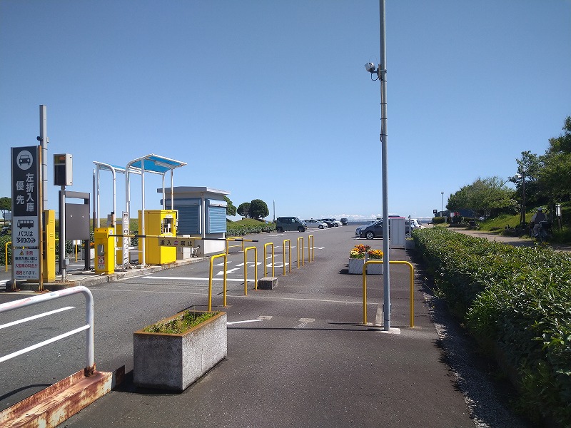 うみかぜ公園の駐車場混雑状況