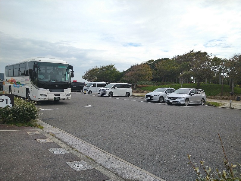 うみかぜ公園の駐車場混雑状況